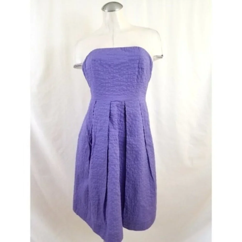 J.Crew Size 2 Strapless Dress Purple